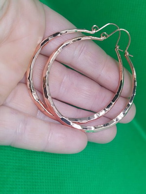 Copper earrings new