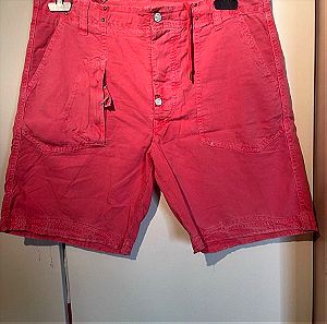 Diesel pink jean shorts