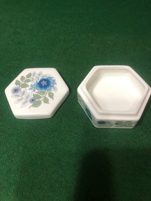 Wedgewood Clementine Αγγλικό Κουτί Κοσμημάτων από Bone China Καινούργιο
