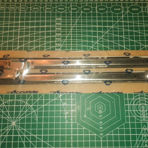 Accuride telescopic rails new, 38 cm