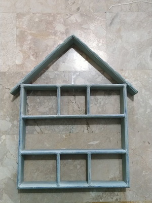 Decorative wooden hanging house used