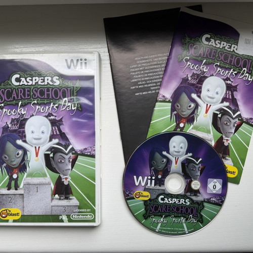 Casper's Scare School Spooky Sports Day Nintendo Wii game used