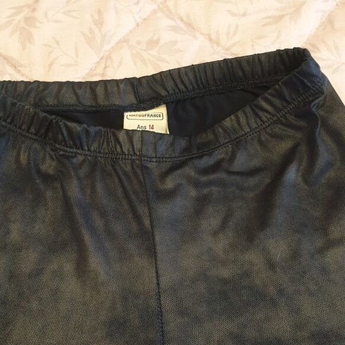 Matoufrance blue leggings like new, size 164 cm for 14 years old