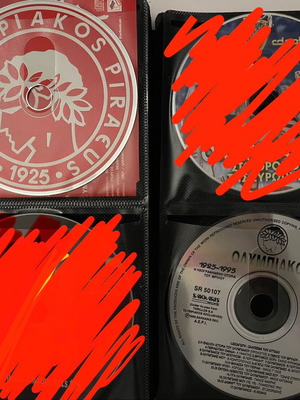Olympiakos CD and DVD new, pack with music and anthems