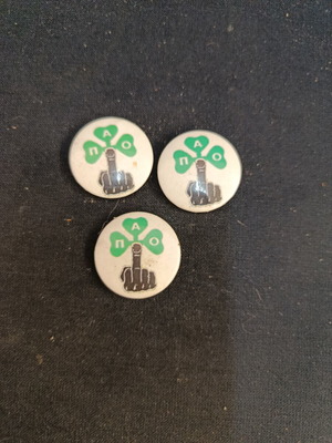 Panathinaikos pins set of three used