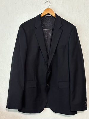Hugo Boss James 3 men's black cotton and wool blazer like new