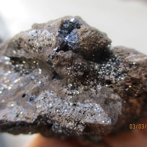 Chalcanthite and Hematite Mineral new, size 6 centimeters