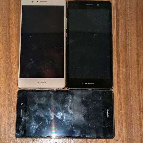 Huawei pack for parts with P9 Lite and P8 Lite used