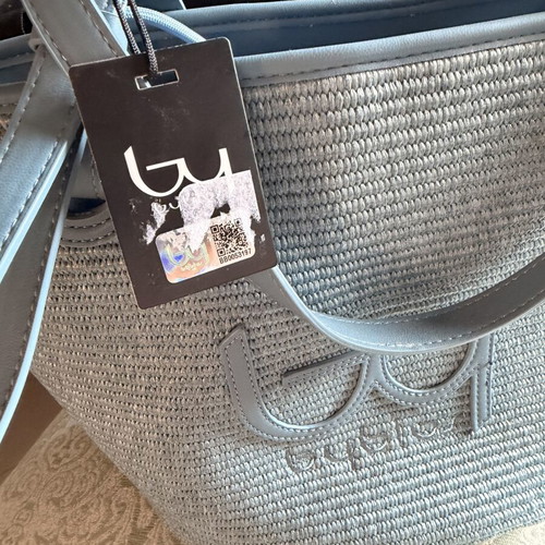 By Byblos Shopper Tote Sky Blue new shoulder bag