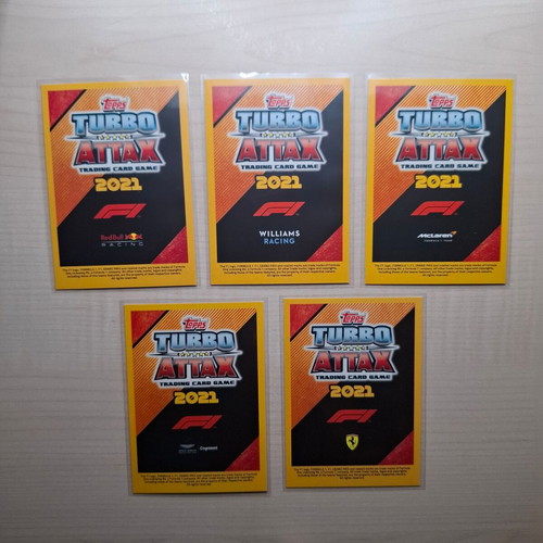 Supreme Skill Topps F1 Turbo Attax 2021 Card Pack of 5 new