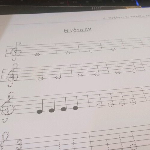 The Music Notebook Terzaki new children's music book