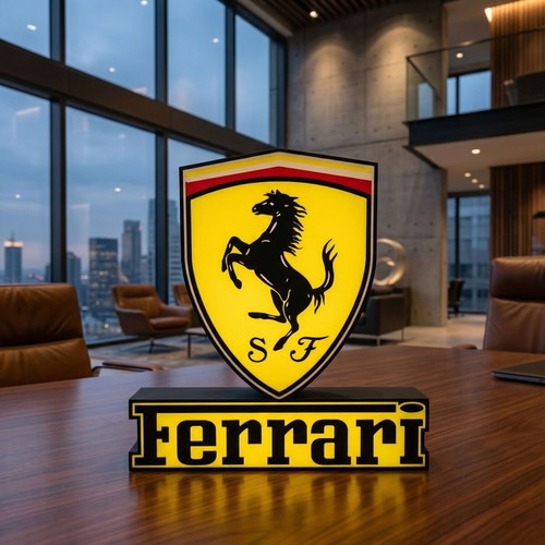 Ferrari logo new decorative 22x24 cm