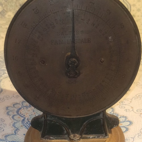 Salter's Improved Familyscale No 50 antique scale used, up to 26 kg