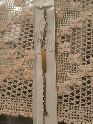 Gold bracelet with silver, new