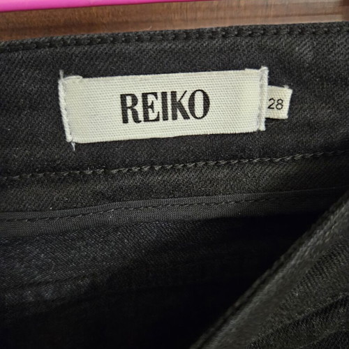 Reiko black jean pants new, size 28 small-36