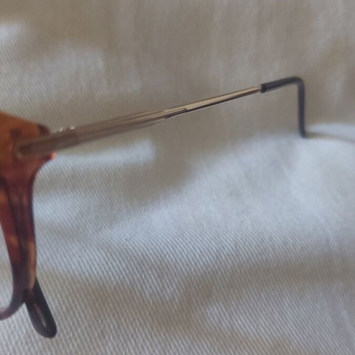 Vintage Optical Frame Brown Tortoiseshell With Gold Arms Like New