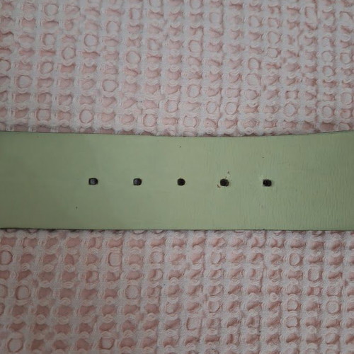 BSB women's leather belt used, black, 106 cm