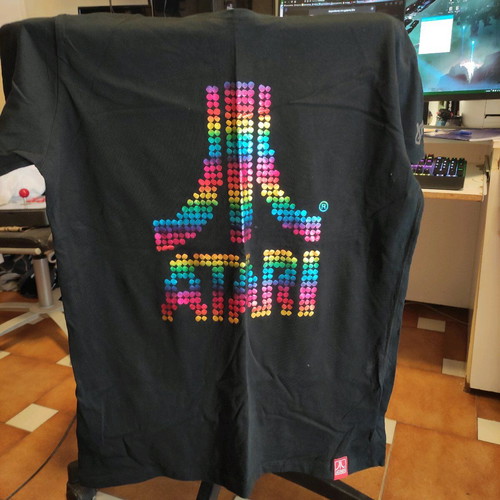 T-shirt Atari joystick junkies XL used, black