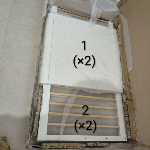 TROLL NURSERY baby cot 0-6 years, 2 in 1 convertible bed