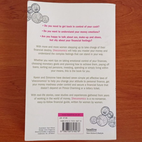 Sheconomics book used with underlined text