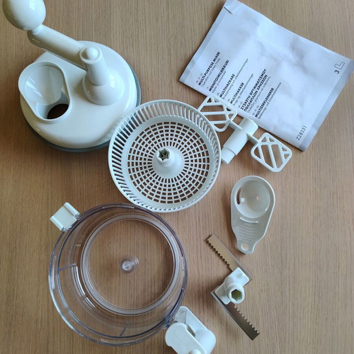 Manual food mill 3 in 1 new, stirring, drying, vegetable cutting