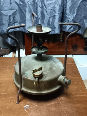 Oil stove used, 1950-1960 decade, collectible