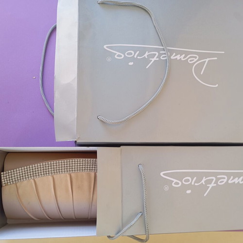 Demetrios high-heeled sandals like new, beige, size 39