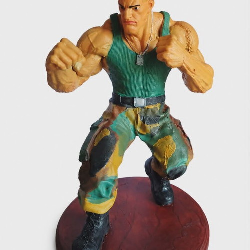 Street Fighter Guile Figure 24cm 1/8 Scale painted by NP Studios Reality