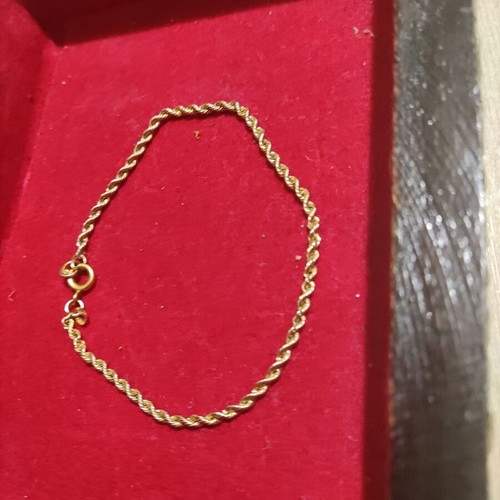 Gold 14K chain bracelet new, 20cm, 4.3g