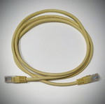 Ethernet cable new light yellow