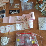 Wedding bride church decoration and equipment set