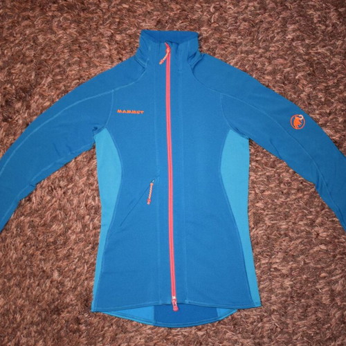 Mammut Eiger Extreme Hoody fleece women size XS used, blue and orange
