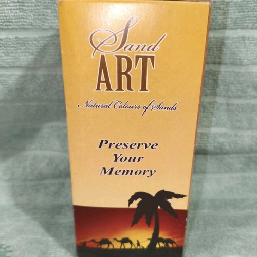 Handmade Sand Art Bottle 13cm New from Qatar