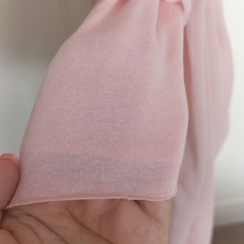 Maxi dress with white lace bust and soft pink color like new