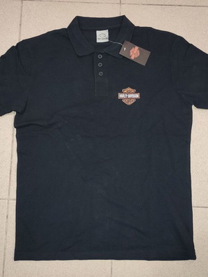 Harley Davidson Polo Shirt new, black, size L