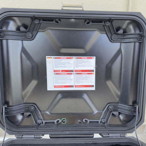 SW-Motech TRAX ADV Top Case 38L, black aluminum