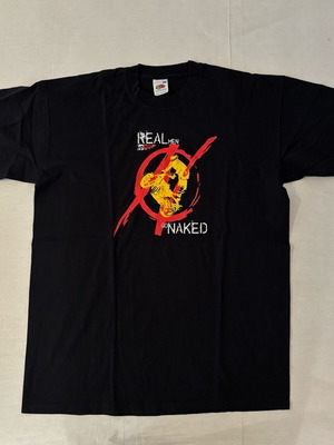 Real Men Go Naked black T-shirt size M like new