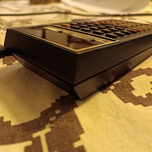 Texas Intsruments SR-50A calculator used with charger and leather case