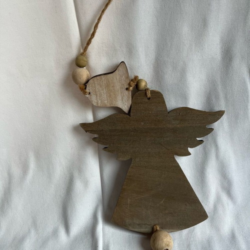 Wooden angel new for arts