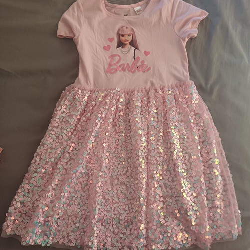 Barbie dress from H&M like new, pink, age 5