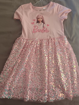 Barbie dress from H&M like new, pink, age 5