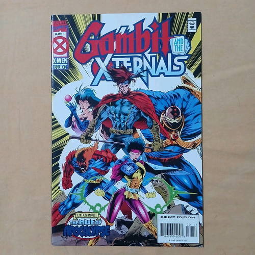 Gambit and the X-ternals used, pack of 4 issues, limited series