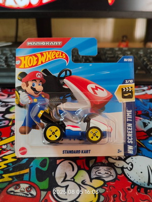Hot Wheels Standard Kart Super Mario καινούργιο