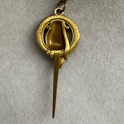 Game of Thrones The Hand of King keychain Abysse gold like new