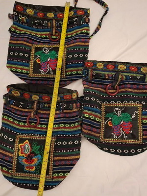 Backpacks new, set of 3, multicolor