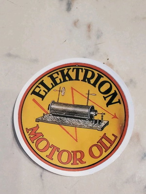 Hot Rod Elektrion Motor Oil sticker new