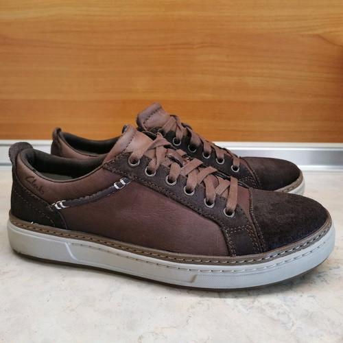 Clarks Lorsen Edge men's sneakers size 41 like new, brown