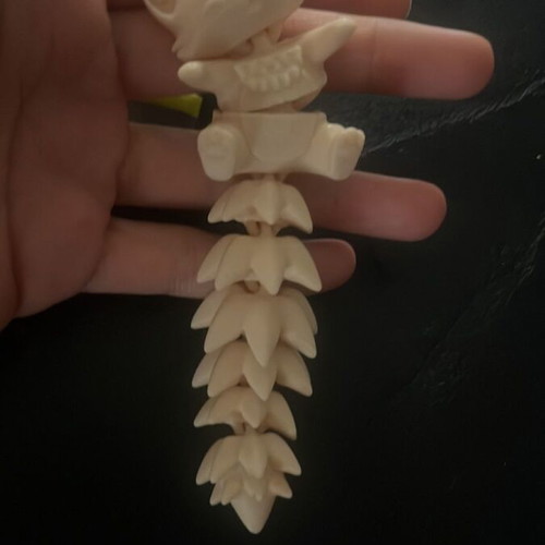 Flexi Cat 3D Printed Toy and Keychain new, articulated cat with tail