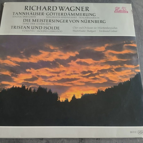Wagner vinyl 1965 used, classical opera LP with surface noise