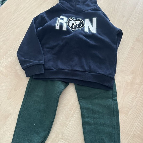 Mayoral lightweight sweatshirt and pants set No4, blue and green